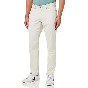 Hackett London Men's Sateen 5PKT Trouser, Beige (Bone), 34W/32L Hackett London Men's Sateen 5PKT Trouser, Beige (Bone), 34W/32L