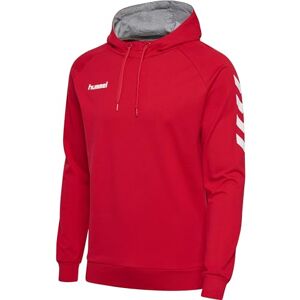 hummel Men's Hmlgo Cotton Hoodie, mens, Hooded Sweatshirt, 203508-3062, true red, S hummel Men's Hmlgo Cotton Hoodie, mens, Hooded Sweatshirt, 203508-3062, true red, S