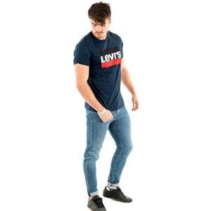 Levi's Men's Sportswear Logo Graphic T-Shirt, Dress Blues, XXL Levi's Men's Sportswear Logo Graphic T-Shirt, Dress Blues, XXL