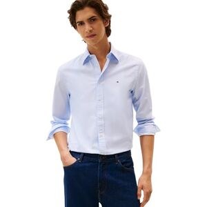 Tommy Hilfiger Men’s Flex Poplin Micro Regular Fit Shirt, Blue (Blue Spell/Allover), M Tommy Hilfiger Men’s Flex Poplin Micro Regular Fit Shirt, Blue (Blue Spell/Allover), M