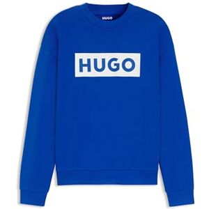 Hugo Boss Mens Niero Crew Sweater Long Sleeve Cotton Blue L Hugo Boss Mens Niero Crew Sweater Long Sleeve Cotton Blue L