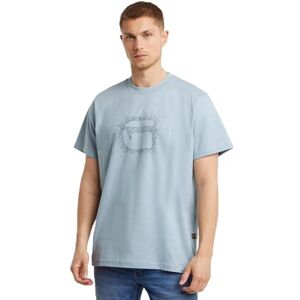 G-STAR Men's Stitch Burger Logo Loose T-Shirt, Blue (faze blue D25672-C336-6481), M G-STAR Men's Stitch Burger Logo Loose T-Shirt, Blue (faze blue D25672-C336-6481), M