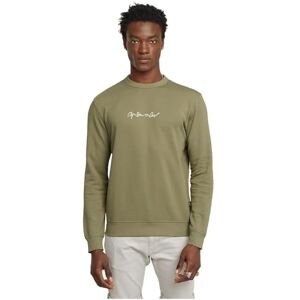 G-STAR Men's G-Script Logo Sweater, Green (ensis green D26407-D257-6057), M G-STAR Men's G-Script Logo Sweater, Green (ensis green D26407-D257-6057), M