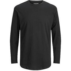 JACK & JONES Men's JJENOA TEE O-NECK LS NOOS Langarmshirt, Black/Fit:Relaxed, S JACK & JONES Men's JJENOA TEE O-NECK LS NOOS Langarmshirt, Black/Fit:Relaxed, S