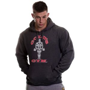 Gold's Gym Golds Gym GGSWT155 Men's Overhead Sweater Hoody Printed Hooded Pullover Hoodie, Charcoal Marl, M Gold's Gym Golds Gym GGSWT155 Men's Overhead Sweater Hoody Printed Hooded Pullover Hoodie, Charcoal Marl, M