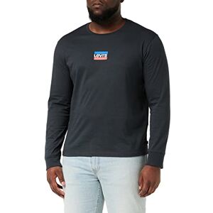 Levi's Men's Long-Sleeve Standard Graphic Tee T-Shirt, Mini Sportswear Pirate Black, M Levi's Men's Long-Sleeve Standard Graphic Tee T-Shirt, Mini Sportswear Pirate Black, M