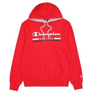 Champion Men's Legacy Graphic Shop Authentic (220245) -Soft Compact Powerblend Fleece Hooded Sweatshirt, Red (RS011), XXL Champion Men's Legacy Graphic Shop Authentic (220245) -Soft Compact Powerblend Fleece Hooded Sweatshirt, Red (RS011), XXL