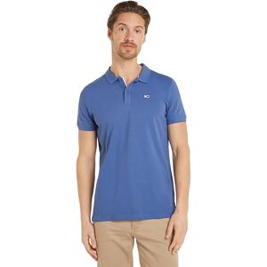 Tommy Jeans Men's Tjm Slim Placket Polo Ext Dm0dm18312 S/S Polos, Blue (Charmed), XS Tommy Jeans Men's Tjm Slim Placket Polo Ext Dm0dm18312 S/S Polos, Blue (Charmed), XS