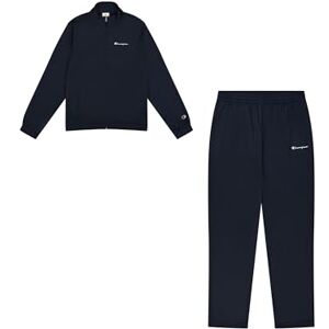 Champion Men's Legacy Script Shop (220362) -Special Polywarpknit Semi-Dull High-Neck Tracksuit, Navy Blue, M Champion Men's Legacy Script Shop (220362) -Special Polywarpknit Semi-Dull High-Neck Tracksuit, Navy Blue, M