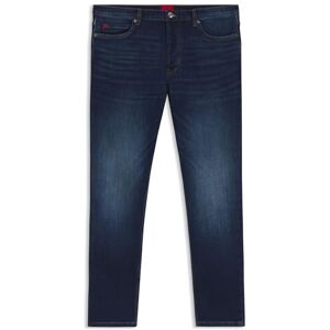 Hugo Boss Mens 634 Blue Tapered-fit Jeans in Comfort-Stretch Denim Hugo Boss Mens 634 Blue Tapered-fit Jeans in Comfort-Stretch Denim