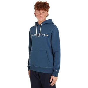 Tommy Hilfiger Men's Tommy Logo Hoodie, Blue (Aegean Sea), XS Tommy Hilfiger Men's Tommy Logo Hoodie, Blue (Aegean Sea), XS