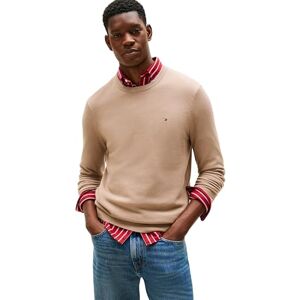 Tommy Hilfiger Men’s Regular Fit Essential Structure Crew Neck Jumper, Beige (Coastal Taupe), S Tommy Hilfiger Men’s Regular Fit Essential Structure Crew Neck Jumper, Beige (Coastal Taupe), S