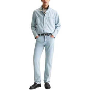 Marc O'Polo Marc OߴPolo Denim Men's Denim Shirt Jacket with Button Placket, Blue (Light Blue Multi 24), L Marc O'Polo Marc OߴPolo Denim Men's Denim Shirt Jacket with Button Placket, Blue (Light Blue Multi 24), L