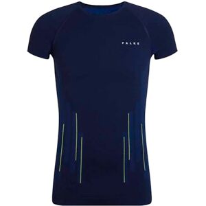 FALKE Men's Warm Round Neck M S/s Ts Functional Yarn Quick Dry 1 Piece Base Layer Top, Blue Space 6116 Trend, XXL FALKE Men's Warm Round Neck M S/s Ts Functional Yarn Quick Dry 1 Piece Base Layer Top, Blue Space 6116 Trend, XXL