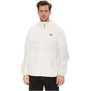 Tommy Jeans Mens Tjm Lw Chicago Ext Dm0dm20204 Windbreaker Jacket, White (Ecru), XXL UK Tommy Jeans Mens Tjm Lw Chicago Ext Dm0dm20204 Windbreaker Jacket, White (Ecru), XXL UK