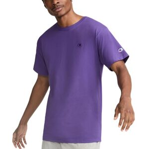Champion Men's Classic Jersey T-Shirt, Purple Pr, Large Champion Men's Classic Jersey T-Shirt, Purple Pr, Large