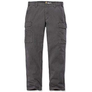 Carhartt Men's Rugged Flex® Relaxed Fit Canvas Cargo Work Pant, Shadow, W38/L32 Carhartt Men's Rugged Flex® Relaxed Fit Canvas Cargo Work Pant, Shadow, W38/L32