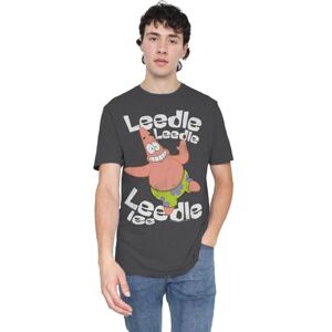 SPONGEBOB SQUAREPANTS Spongebob Singing Patrick Unisex T Shirt, Charcoal, XXX-Large SPONGEBOB SQUAREPANTS Spongebob Singing Patrick Unisex T Shirt, Charcoal, XXX-Large