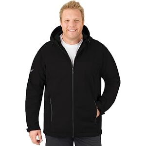 Trigema Men's Softshell-Kapuzenjacke Jacket, Black-Schwarz (Schwarz 008), X-Large Trigema Men's Softshell-Kapuzenjacke Jacket, Black-Schwarz (Schwarz 008), X-Large