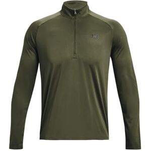 Under Armour UA Tech 2.0 1/2 Zip Long Sleeve Tops Marine OD Green/Black Size: XL Under Armour UA Tech 2.0 1/2 Zip Long Sleeve Tops Marine OD Green/Black Size: XL