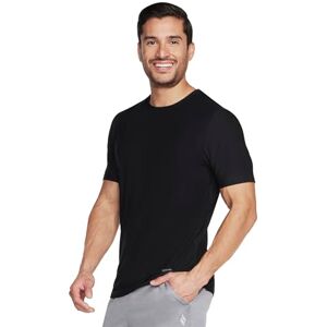 Skechers Men's Godri All Day Solid Tee T-Shirt, Black, XL Skechers Men's Godri All Day Solid Tee T-Shirt, Black, XL
