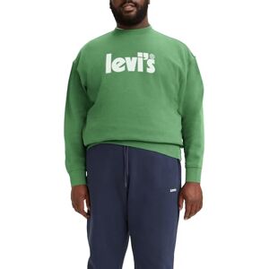 Levi's Men's Big & Tall Relaxed Graphic Crew Sweatshirt Poster Logo Peppermint (0) 1XL - Levi's Men's Big & Tall Relaxed Graphic Crew Sweatshirt Poster Logo Peppermint (0) 1XL -