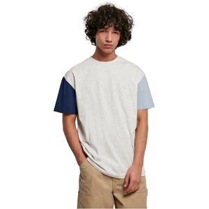 Urban Classics Men's Organic Oversized Colour Block tee T-Shirt, Lightgrey, XL Urban Classics Men's Organic Oversized Colour Block tee T-Shirt, Lightgrey, XL