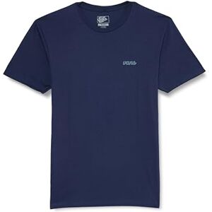Vans Men's Scripted SS Tee, Navy and Stormy Weather, XL Vans Men's Scripted SS Tee, Navy and Stormy Weather, XL