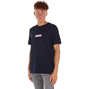 Tommy Hilfiger Men Monotype Box Tee S/S T-Shirts, Blue, XXL Tommy Hilfiger Men Monotype Box Tee S/S T-Shirts, Blue, XXL