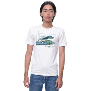 cotton division Men's Mehokusts010 T-Shirt, White, XXL cotton division Men's Mehokusts010 T-Shirt, White, XXL