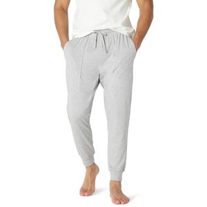 Amazon Essentials Men's Knitted Cotton Blend Jogger Pyjama Bottoms, Medium Grey Heather, XXL Amazon Essentials Men's Knitted Cotton Blend Jogger Pyjama Bottoms, Medium Grey Heather, XXL
