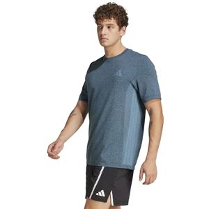 adidas Men's Train Essentials Structure T-Shirt, semi Blue Burst/Grey six, XS adidas Men's Train Essentials Structure T-Shirt, semi Blue Burst/Grey six, XS