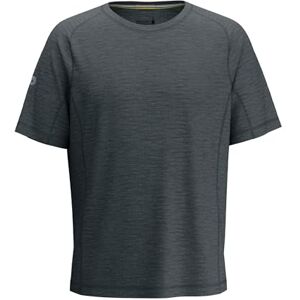 Smartwool Men's Active Ultralite Short Sleeve, Charcoal Heather, Large Smartwool Men's Active Ultralite Short Sleeve, Charcoal Heather, Large