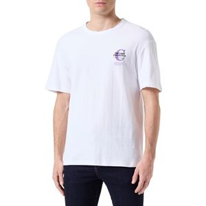 JACK & JONES Men's Jcoholger Tee SS Crew Neck T-Shirt, White, M JACK & JONES Men's Jcoholger Tee SS Crew Neck T-Shirt, White, M
