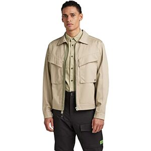 G Star Raw Unisex Trucker Jacket - Beige Cotton - Size Medium - Jacket G Star Raw Unisex Trucker Jacket - Beige Cotton - Size Medium - Jacket