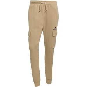 adidas Men's Essentials FEELCOZY French Terry Pant Cuffed, Warm Sandstone/Black, XS adidas Men's Essentials FEELCOZY French Terry Pant Cuffed, Warm Sandstone/Black, XS