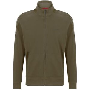 Hugo Boss Men's Liam Zip Jacket 10271462 01 Loungewear, 219Medium Brown, S Hugo Boss Men's Liam Zip Jacket 10271462 01 Loungewear, 219Medium Brown, S