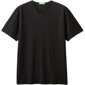 United Colors of Benetton Men's T-Shirt 3je1j4264, Black 100, S United Colors of Benetton Men's T-Shirt 3je1j4264, Black 100, S