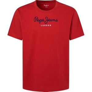 Pepe Jeans Men's Eggo N T-Shirt, Red (Ruby Red), L Pepe Jeans Men's Eggo N T-Shirt, Red (Ruby Red), L
