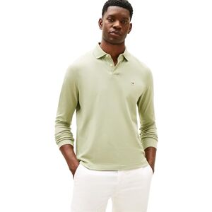 Tommy Hilfiger Men's Long Sleeve Casual Polo Shirts in Regular Fit with Liquid Cotton, Earth Sage, Medium Tommy Hilfiger Men's Long Sleeve Casual Polo Shirts in Regular Fit with Liquid Cotton, Earth Sage, Medium