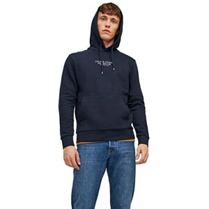 JACK & JONES Men's Jprbluarchie Sweat Hood Noos Sweatshirt, Blazer Navy, L JACK & JONES Men's Jprbluarchie Sweat Hood Noos Sweatshirt, Blazer Navy, L