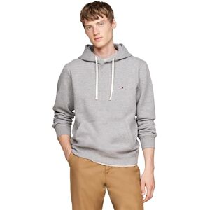 Tommy Hilfiger Men’s Essential Regular Fit Fleece Hoodie, Grey (Medium Grey Heather), 3XL Tommy Hilfiger Men’s Essential Regular Fit Fleece Hoodie, Grey (Medium Grey Heather), 3XL