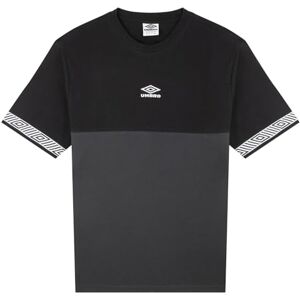 Umbro Mens SS Cl Crew T-Shirt Woodland Grey/Black M Umbro Mens SS Cl Crew T-Shirt Woodland Grey/Black M