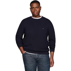 Tommy Hilfiger Men’s Essential Structure Crew Neck Knitted Jumper, Blue (Desert Sky), XXL Tommy Hilfiger Men’s Essential Structure Crew Neck Knitted Jumper, Blue (Desert Sky), XXL