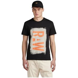 G-STAR Men's Painted raw gr r t, Black (dk black D25014-336-6484), M G-STAR Men's Painted raw gr r t, Black (dk black D25014-336-6484), M