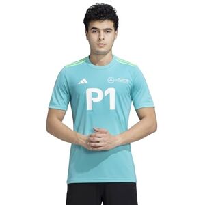 adidas Men's Mercedes AMG Petronas Formula ONE Team Team Winner TEE, semi Mint Rush/White, S adidas Men's Mercedes AMG Petronas Formula ONE Team Team Winner TEE, semi Mint Rush/White, S