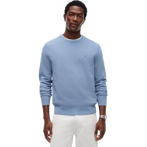 Tommy Hilfiger Men’s Regular Fit Essential Structure Crew Neck Jumper, Blue (Brisk Blue), XXL Tommy Hilfiger Men’s Regular Fit Essential Structure Crew Neck Jumper, Blue (Brisk Blue), XXL