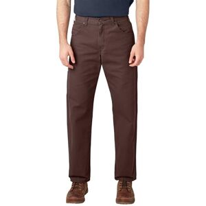 Dickies Men's Relaxed Fit Straight-Leg Duck Carpenter Jean, Rinsed Chocolate Brown, 38W x 32L Dickies Men's Relaxed Fit Straight-Leg Duck Carpenter Jean, Rinsed Chocolate Brown, 38W x 32L