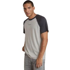 G-STAR RAW G-Star Men's Baseball Loose T-Shirt, Multicolor (milk htr/dk black htr D24630-336-G634), XL G-STAR RAW G-Star Men's Baseball Loose T-Shirt, Multicolor (milk htr/dk black htr D24630-336-G634), XL