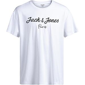 JACK & JONES Men's Jcosettle Tee Ss Crew Neck Bmuss24 T-Shirt, Bright White, XS JACK & JONES Men's Jcosettle Tee Ss Crew Neck Bmuss24 T-Shirt, Bright White, XS